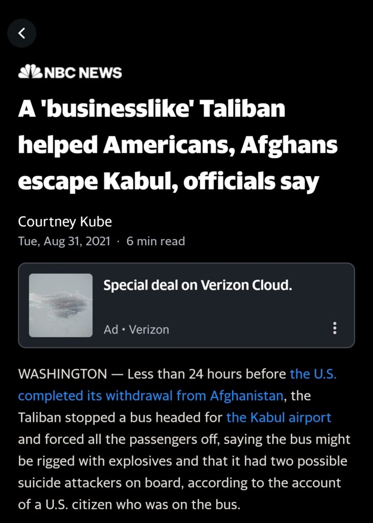 The Corpostate Press Try To Rehabilitate The Taliban